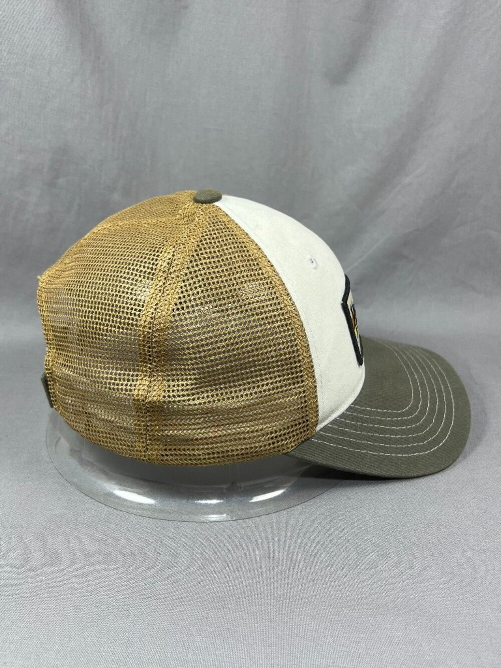Howler Bros Heed The Call Snapback Hat Cap Ivory Trucker Mesh Fishing Surf Mens - Picture 5 of 15